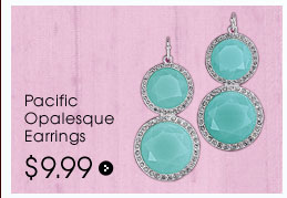 Pacific Opalesque Earrings, $9.99