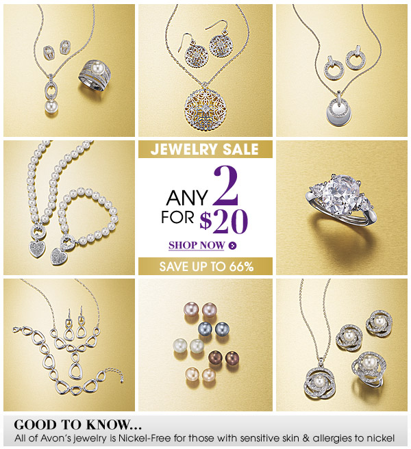 Jewelry Sale, 2 for $20