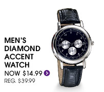 Men's Diamond Accent Watch