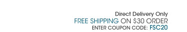 Free Shipping on $30 order