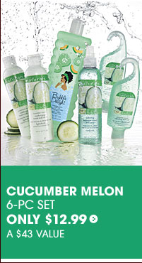 Cucumber Melon 6-pc Set only $12.99