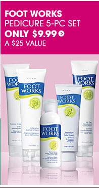 Foot Works Pedicure 5-pc set only $9.99