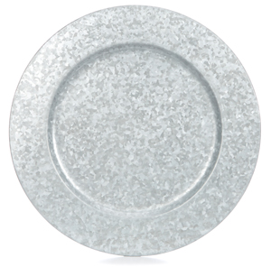Southern Living Galvanized Charger Plate