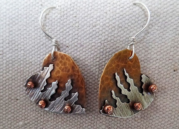 B191824: Mirror Image Earrings, Kim St. Jean