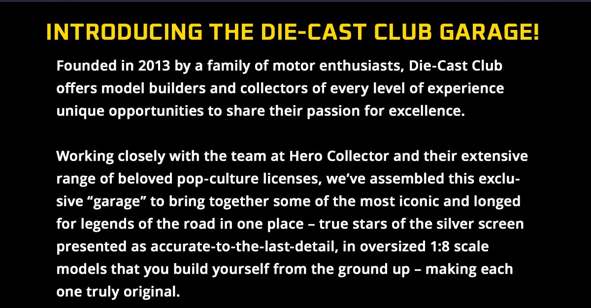 Introducing Die-Cast Club Garage