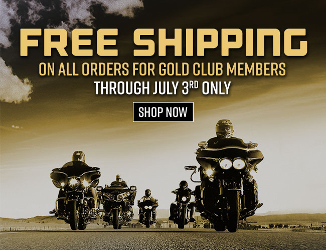 Gold Club Shipping Promotion