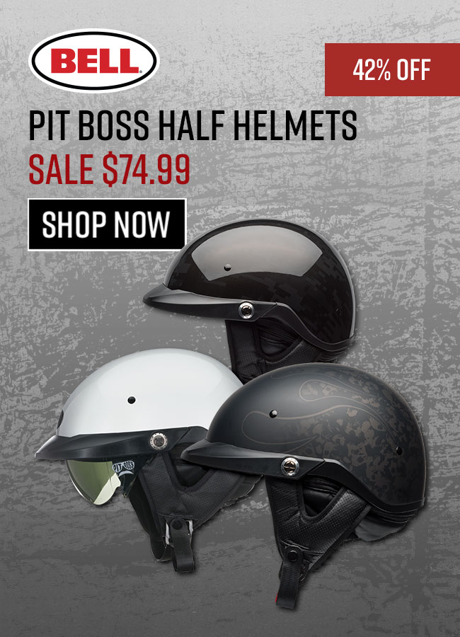 BellPitBossHalfHelmets