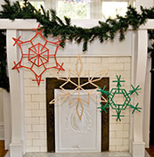 D&eacute;cor: Large Popsicle Snowflakes