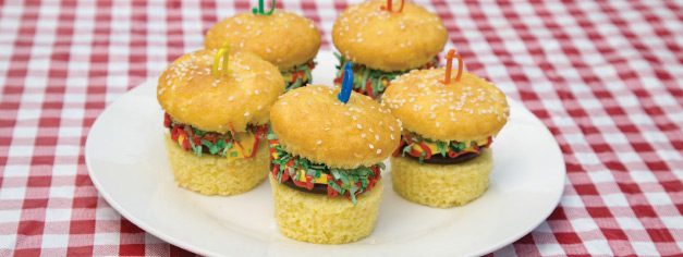 Hamburger Cupcakes