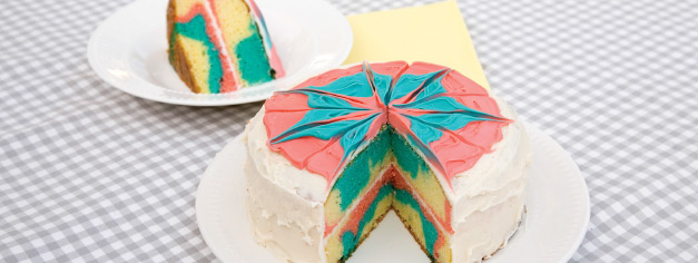 Tie-Dye Cake