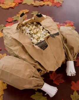 Paper Bag Popcorn Turkey