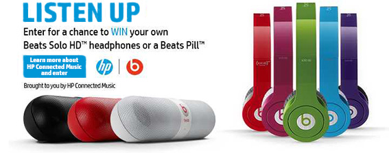 Enter for a chance to win your own Beats Solo HD headphones or a Beats Pill