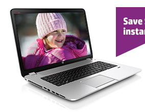 Save $150 instantly on HP ENVY 17t Quad Edition Notebook PC&mdash;Starting at $`price1`