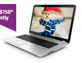 Save $150 instantly on HP ENVY TouchSmart 17t Quad Edition Notebook PC&mdash;Starting at $`price2`