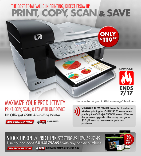 SEE THE GREAT DEALS WAITING FOR YOU AT HP HOME & HOME OFFICE STORE!