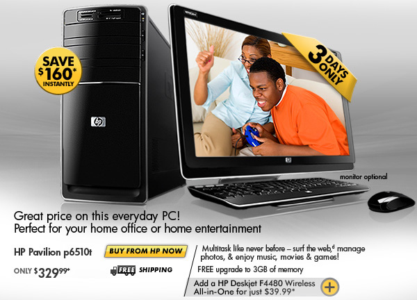 SEE THE GREAT DEALS WAITING FOR YOU AT HP HOME & HOME OFFICE STORE!