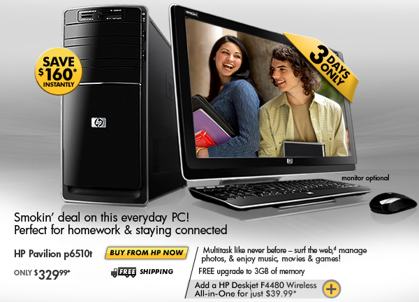 SEE THE GREAT DEALS WAITING FOR YOU AT HP HOME & HOME OFFICE STORE!