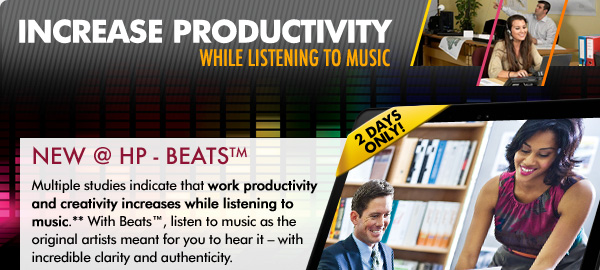 SEE THE GREAT DEALS WAITING FOR YOU AT HP SMALL BUSINESS DIRECT!