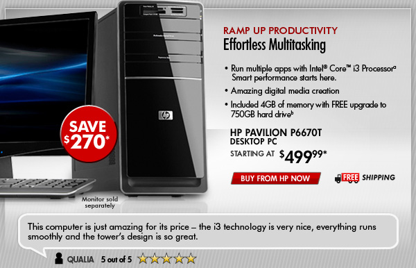 SEE THE GREAT DEALS WAITING FOR YOU AT HP HOME and HOME OFFICE STORE!