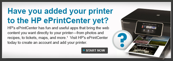 Have you added your printer to the HP ePrint Center yet? Start Now!