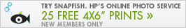 Try Snapfish. HP's Online Photo Service. 25 FREE 4x6" Prints. New Members Only