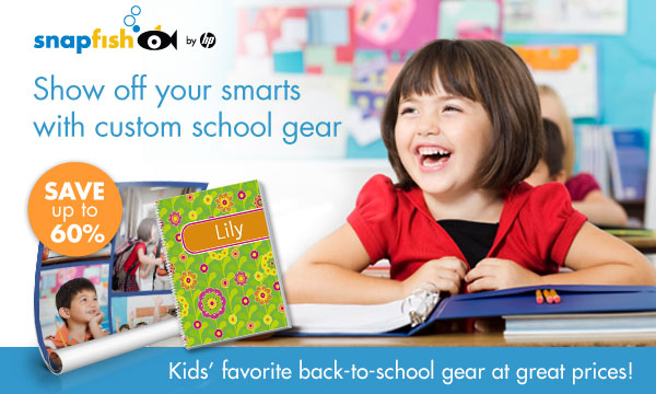 Save up to 60% on back-to-school gear at Snapfish