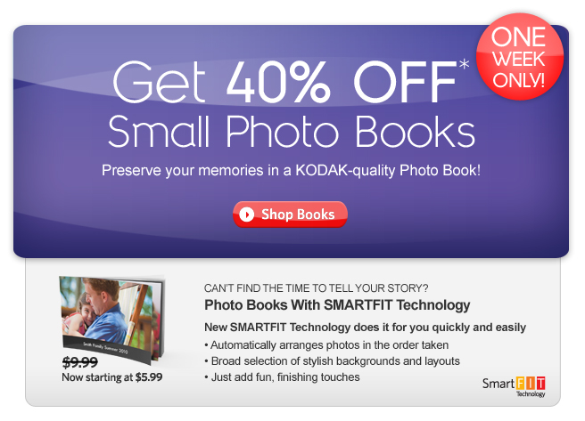 KODAK Photo Book with SMARTFIT Technology  