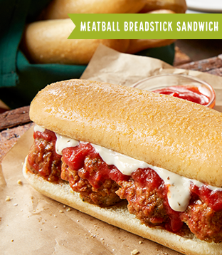 Meatball Breadstick Sandwich