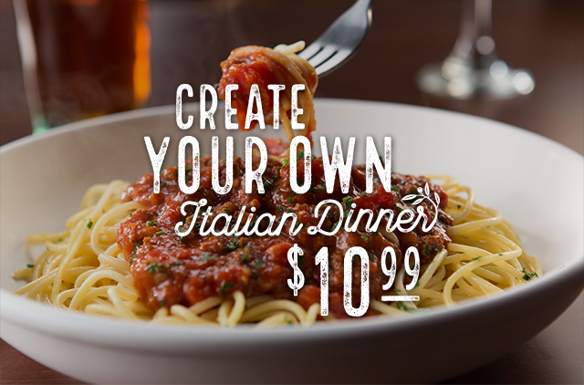 Create Your Own Italian Dinner | $10.99