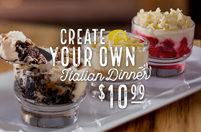 Create Your Own Italian Dinner | $10.99
