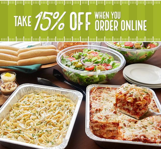 Save 15% off when you order online