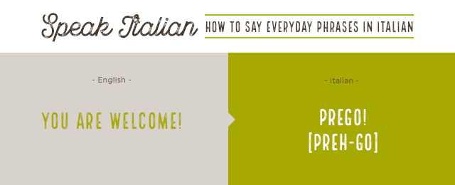 Speak Italian