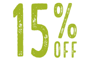 15% off