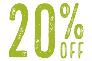 20% off