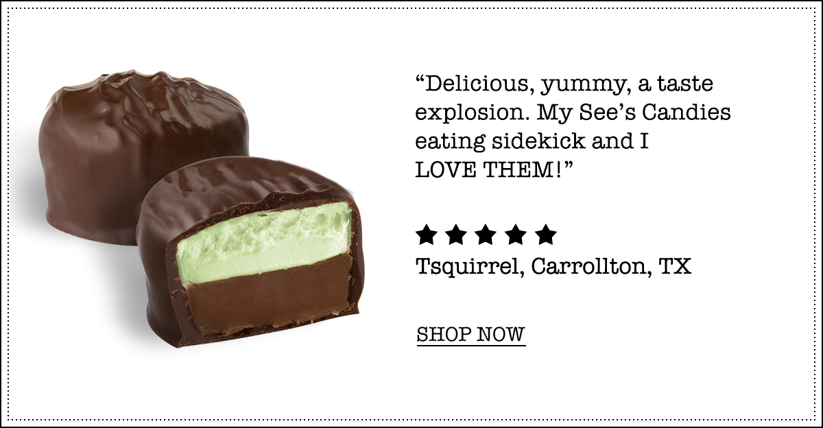 See's Candies, Inc. FREE SHIPPING + Mint Scotchmallows are back! Milled