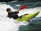 Photo of whitewater kayaker