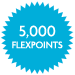 5,000 FlexPoints