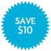 Save $10