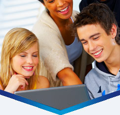 students on computer