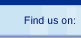 Find us on: