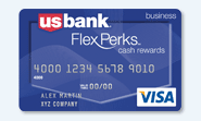 U.S.&nbsp;Bank Flexperks(SM) Business Cash Rewards Visa credit card