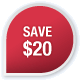Save $20