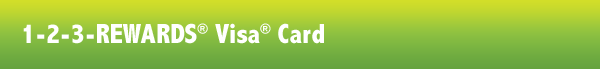 1-2-3 Rewards(R) Visa(R) Card