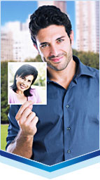 Photo of man holding photo