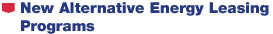 New Alternative Energy Leasing Programs