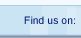 Find us on: