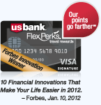 FlexPerks&reg; Travel Rewards Visa Signature&reg; - Forbes Innovation Winner