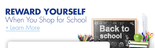 Back-to-School Shopping Made Rewarding!