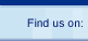 Find us on: