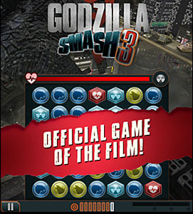 GODZILLA SMASH 3 - OFFICIAL GAME OF THE FILM!